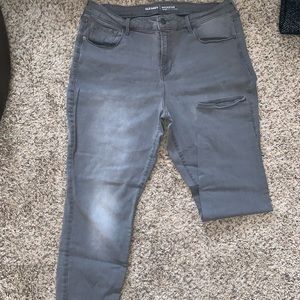 Grey skinny jeans